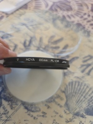 Hoya  PL-Cir 86mm Filter In Case 9++++f/ 3 Big Nikkor Zooms, Shown In Photos +++