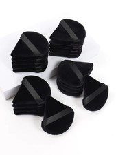 Image of 5pcs set Triangle Velvet Powder Puff Flours Mini Face Makeup Sponge Soft