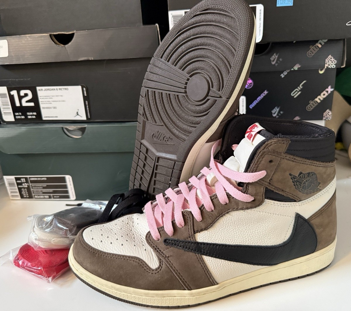 Jordan Air Jordan 1 High OG TS SP Travis Scott Mocha 2019 CD4487 
