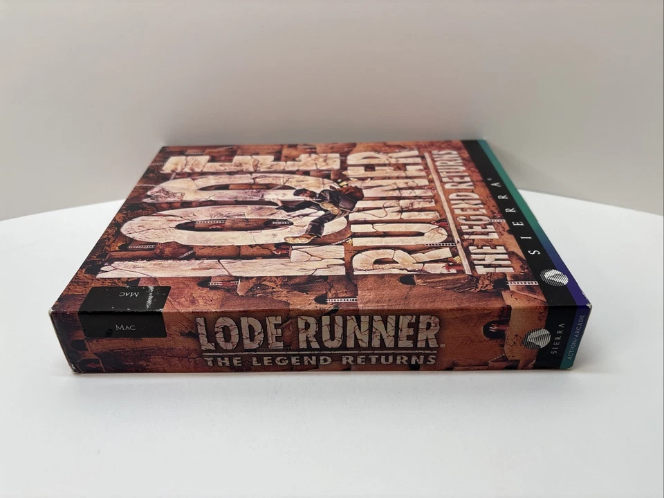 Lode Runner The Legend Returns 3.5” Floppy Disk Sierra 1994 MAC Big Box - Image 4 of 4