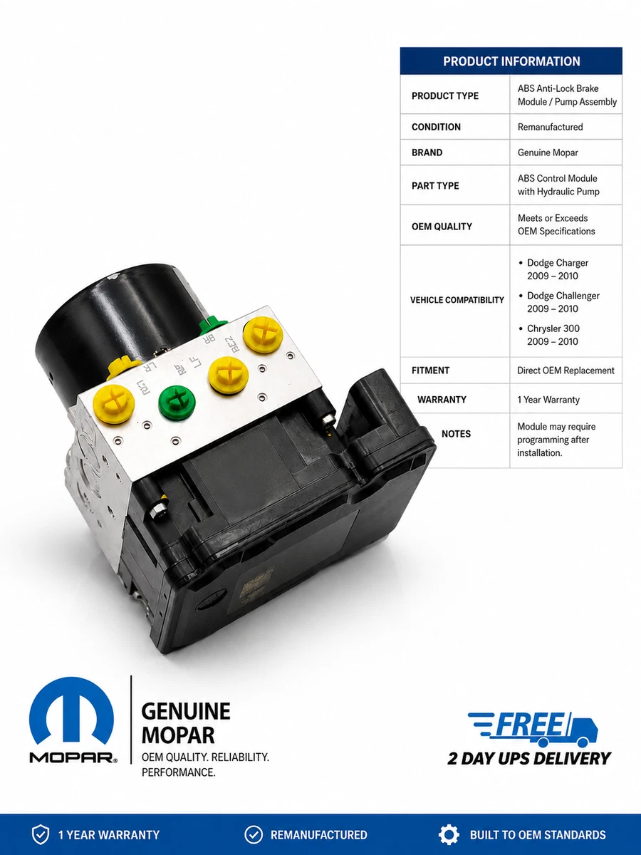 Mopar Genuine OEM Additional ABS Parts for Chrysler 300 for sale 