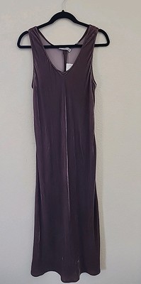 vince brown dress Vince Women's Directional Pleated Twist Midi-Dress - Clove