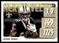 2020 Score Next Level Stats Green Michael Thomas New Orleans Saints #NLS-MT