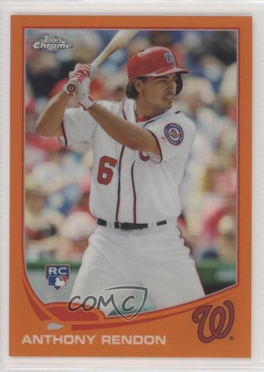 2013 Topps Chrome Retail Orange Refractor Anthony Rendon #128 8k4
