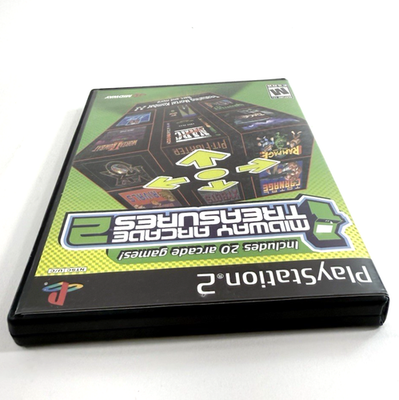 Midway Arcade Treasures 2 (PlayStation 2, 2004) Game Case Manual