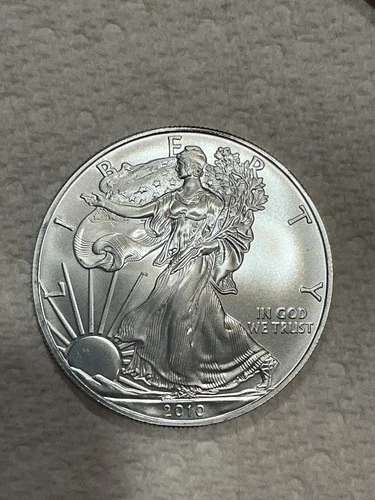 2010 American Silver Eagle from a tube of uncirculated coins
