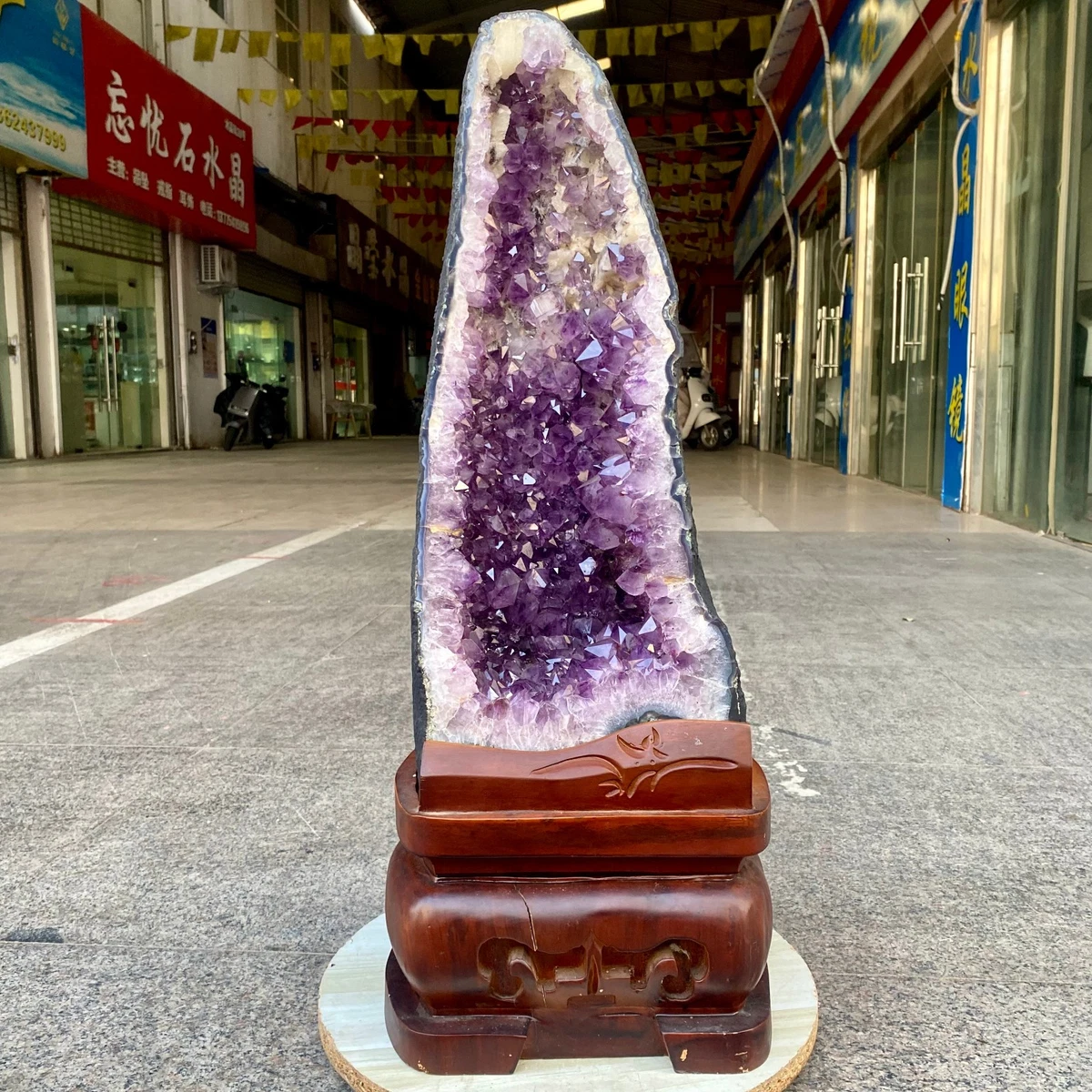 紫水晶晶洞| eBay