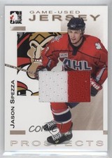 2004 ITG Heroes and Prospects Game-Used Jersey Gold /10 Jason Spezza #GUJ-33 g3b