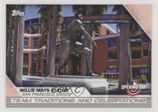 2020 Opening Day Team Traditions and Celebrations Willie Mays Statue HOF 02v3
