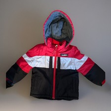London Fog Boys Puffer Jacket Multi Color hoodie Winter Zipper Coat size 3T