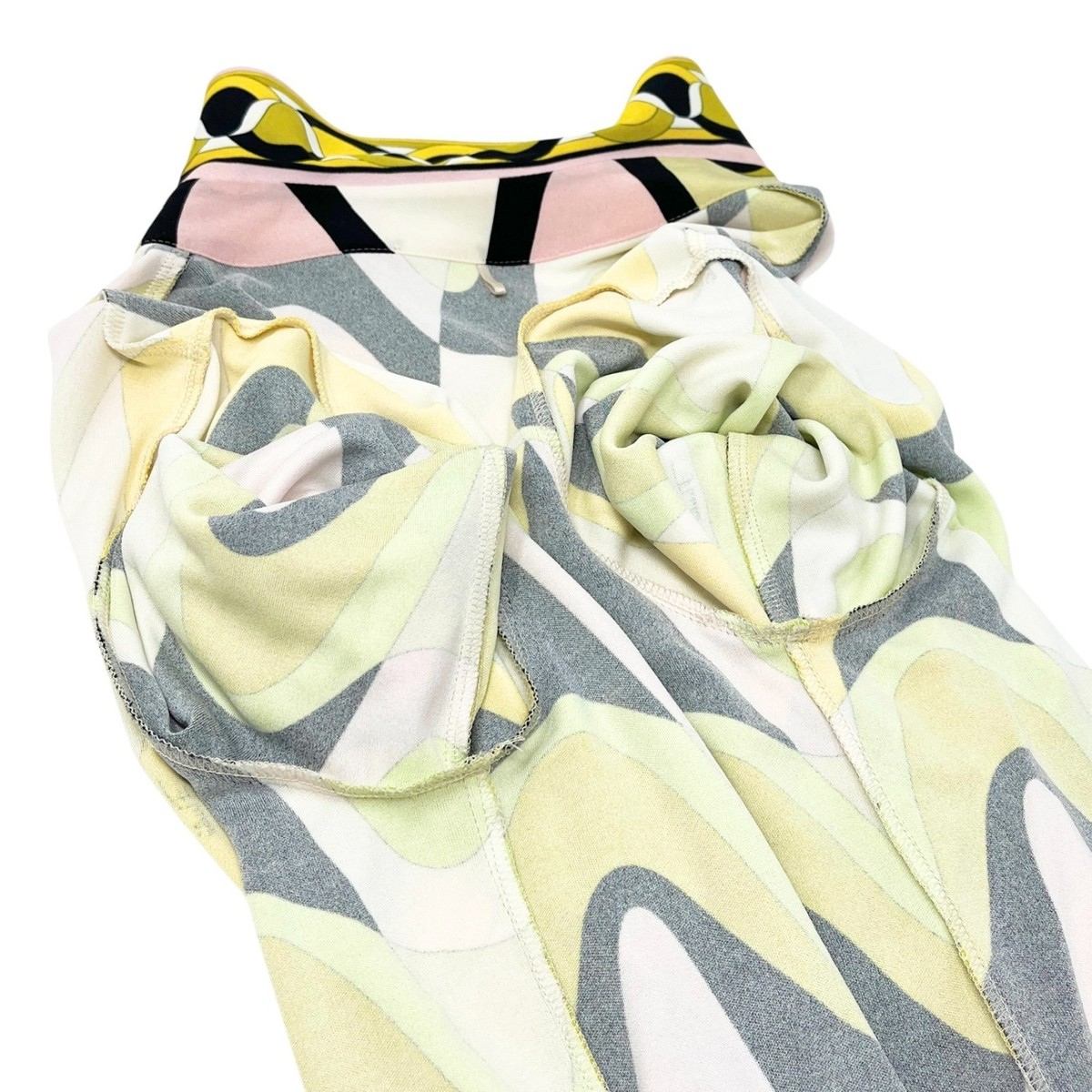 EMILIO PUCCI Vintage Logo Multicolor Shirt Pants Set #38 Button