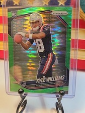 2025 Panini Prizm Kyle Williams Rookie Card Neon Green Pulsar Prizm No. 336