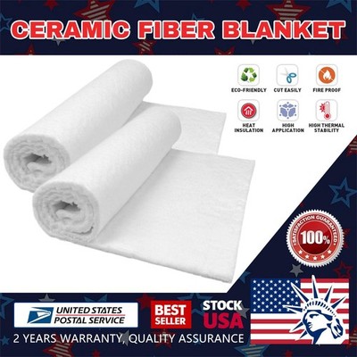 Ceramic Fiber Blanket Insulation High Temperature Fireproof Mat Pads Alternative