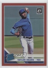 2019 Panini Donruss Optic Rated Rookies Red Prizm 13/60 Taylor Hearn #54 fm0