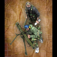 Modern Military Mortar Crew 2 Soldiers 1/35 Scale Resin Figures Model Kit