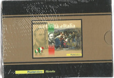 ITALIA 2011 FRANCOBOLLO SU LAMINA D'ARGENTO CARLO PISACANE IN FERMACARTE