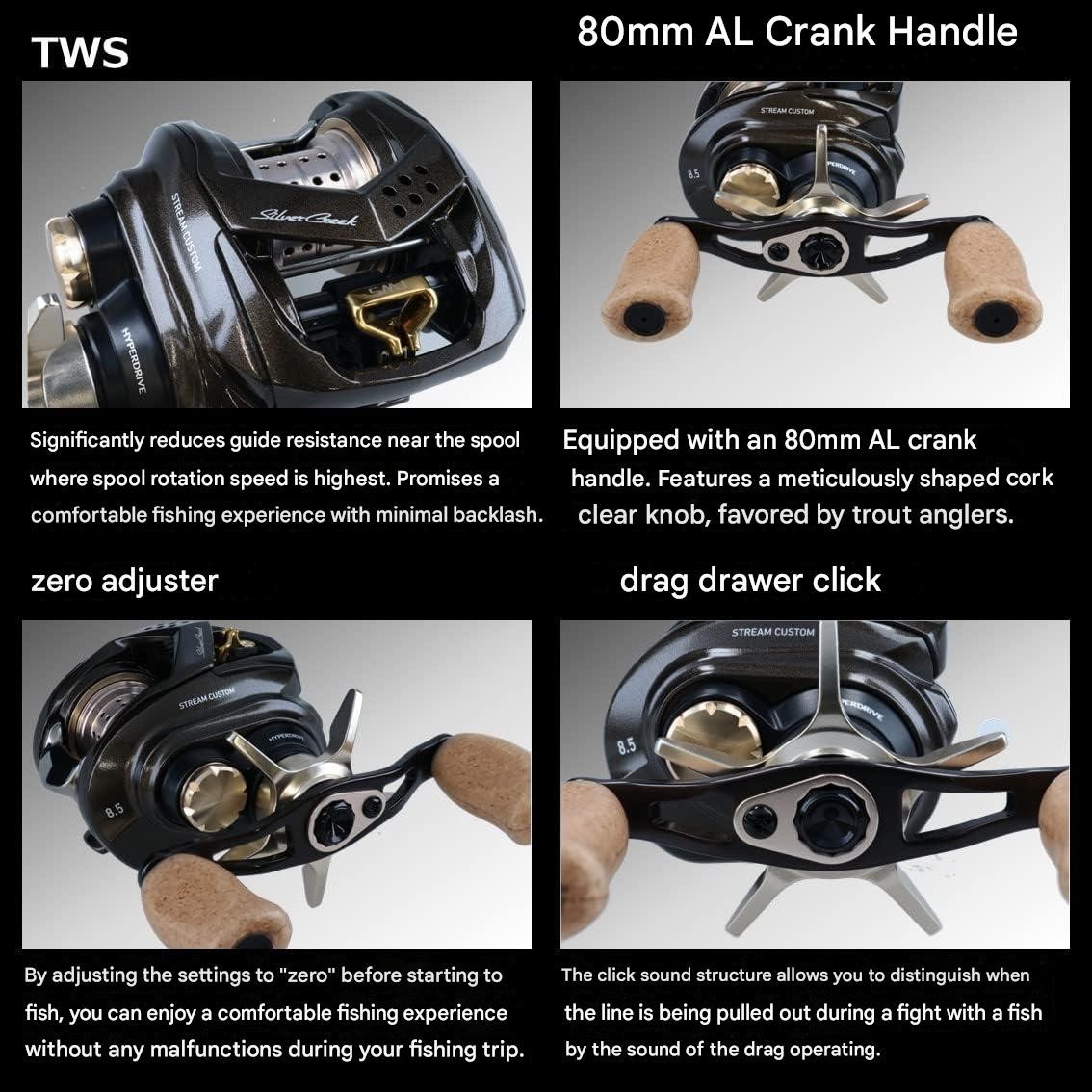Daiwa SILVER CREEK AIR TW Stream Custom 8.5L Left - BFS Trout