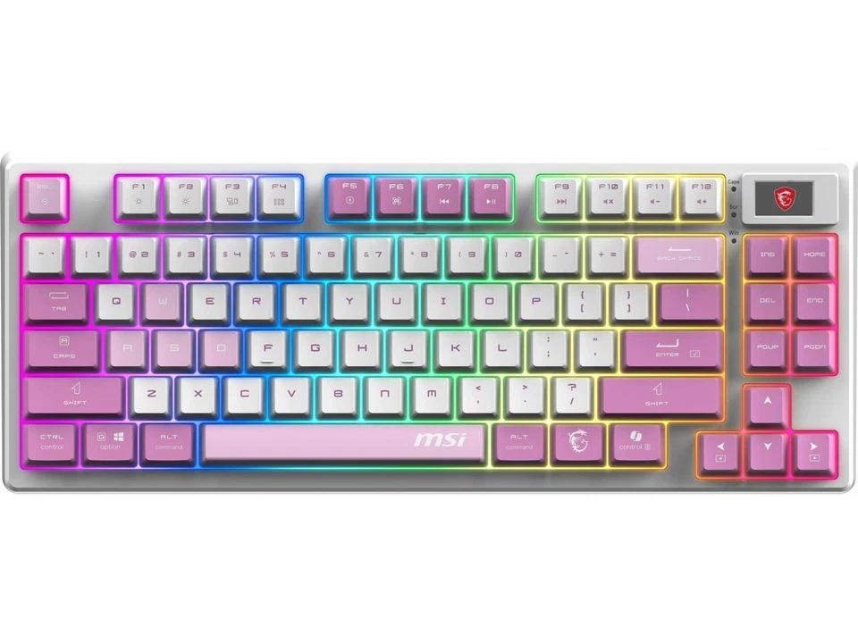 MSI Forge GK600 TKL Wireless VIOLET  Gaming Keyboard - Mechanical Linear - Image 3 of 4