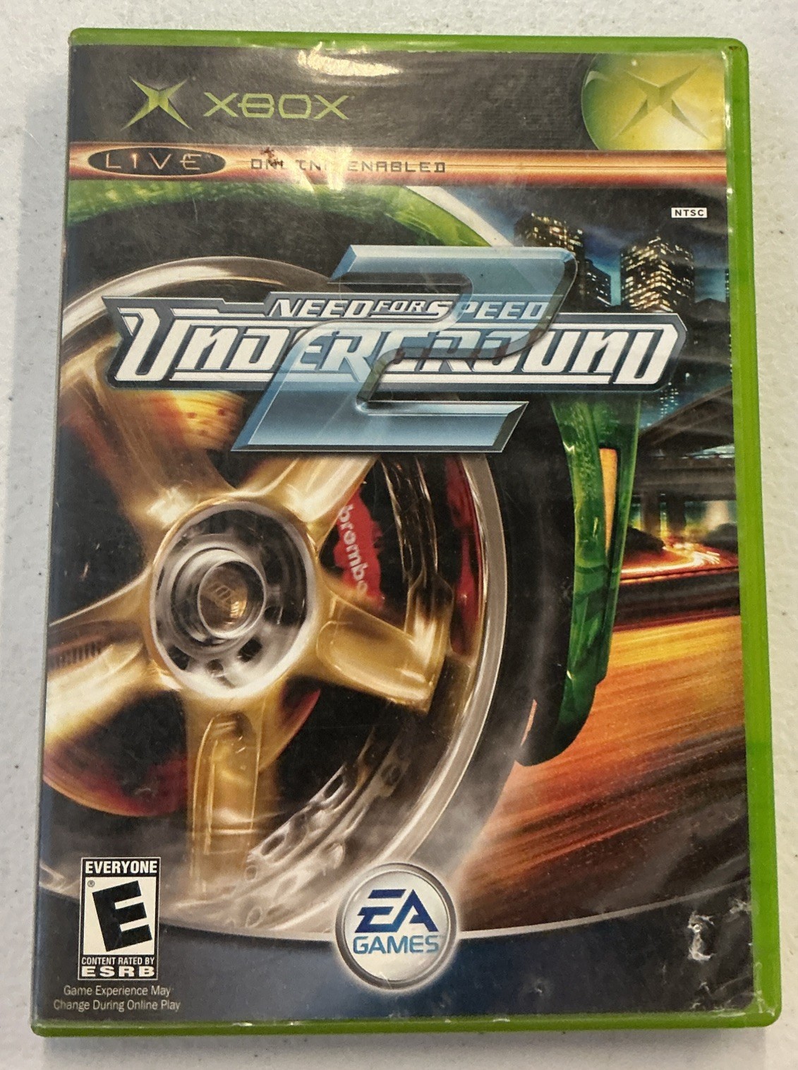 Need for Speed Underground 2 Platinum Hits Disc Xbox Complete Tested -- S2G --