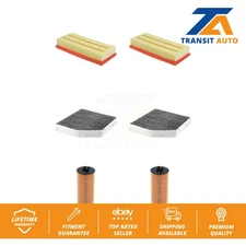 Air Cabin Engine Cartridge Oil Filters (6 Total) Kit For Mercedes-Benz GLC63 AMG