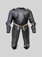 Medieval Knight Blackened Steel Ortwin Full Body Armor Suit - Fantasy Full Body