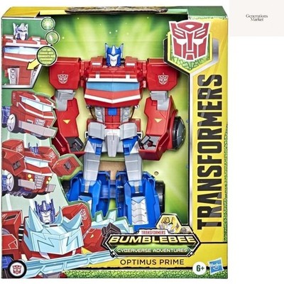 Toys Bumblebee Cyberverse Adventures Dinobots Unite Roll N  Change Optimus Pr...