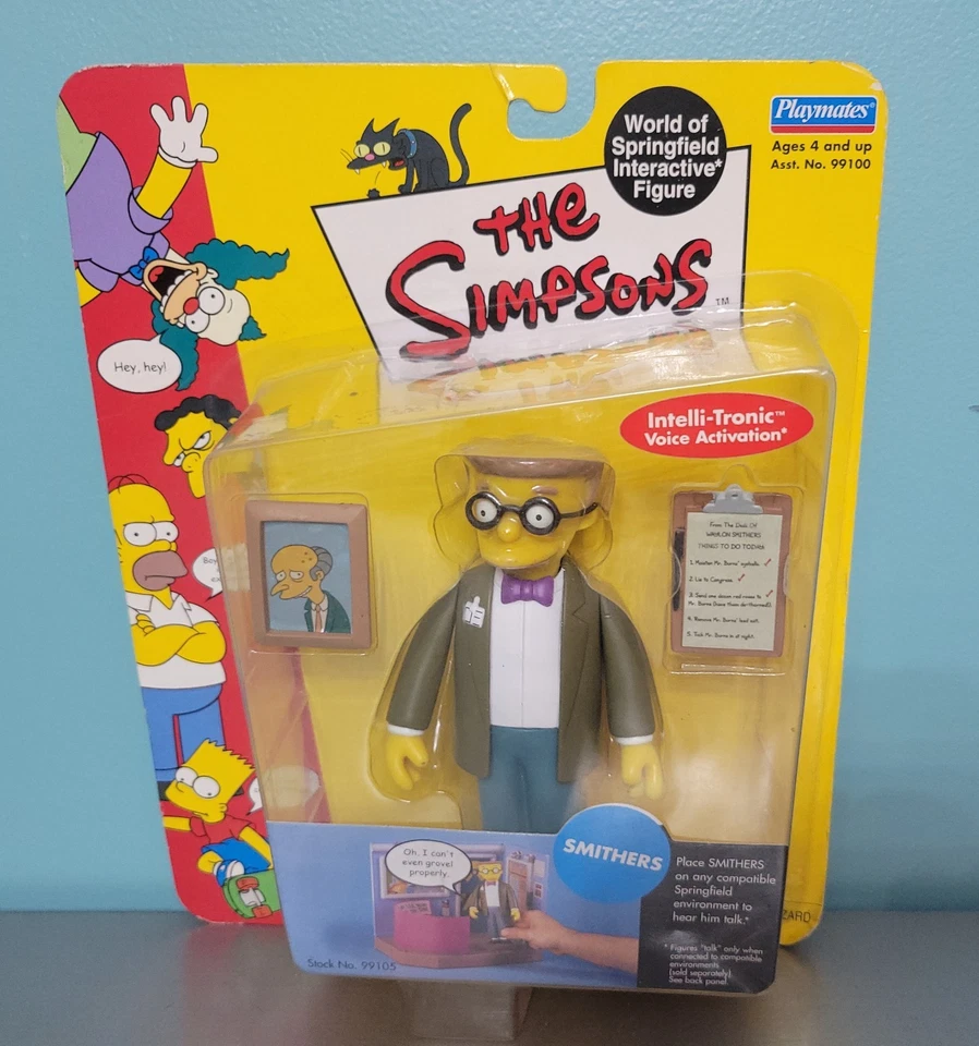 THE SIMPSONS World of Springfield LOT Smithers / Brockman / Bumblebee / Captain - Image 4 of 4