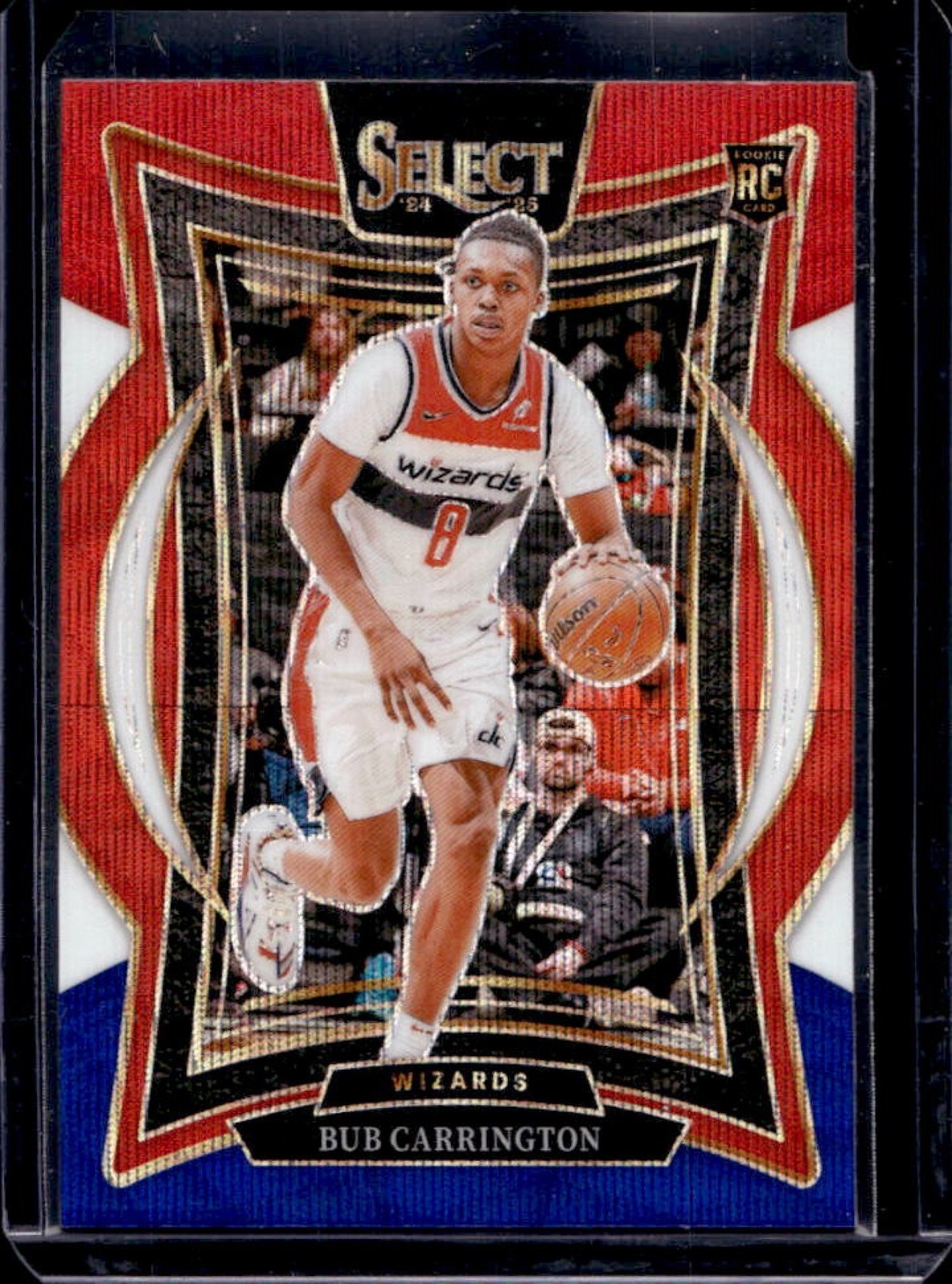 2024-25 Select Bub Carrington Concourse RC Tri-Color Prizm #81 Wizards