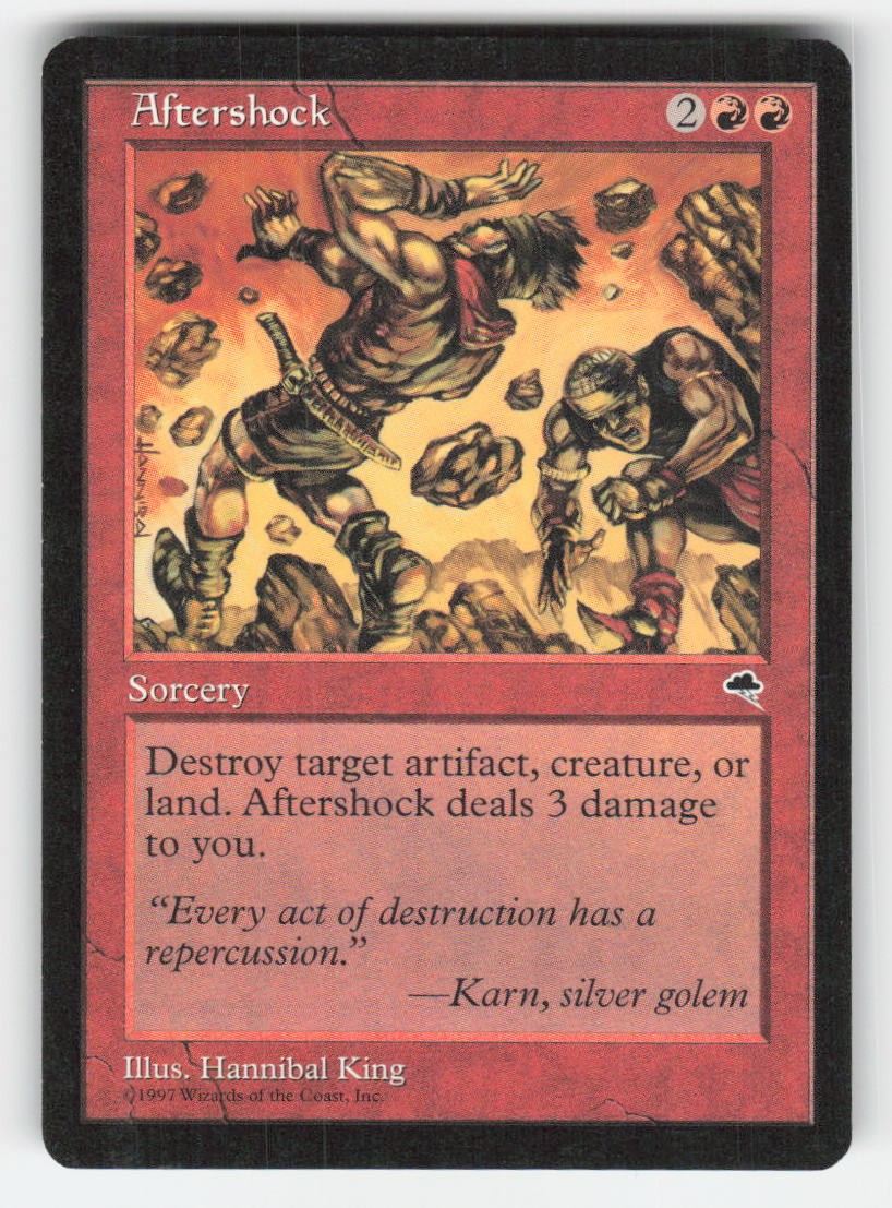 1997 Aftershock Tempest 160 MTG