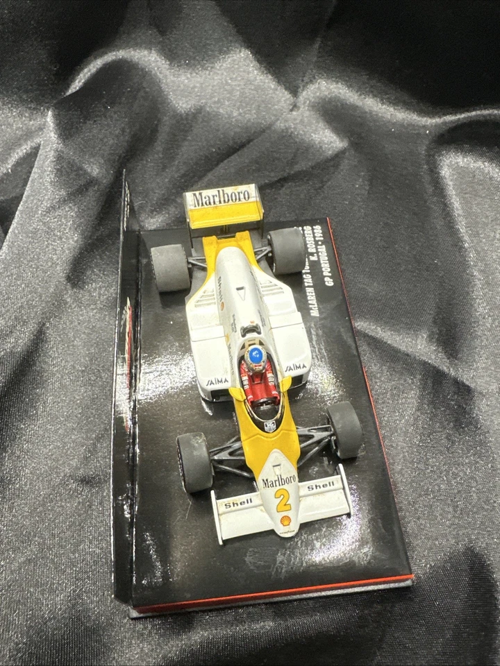 PMA Minichamps 1/43 McLaren MP4/2C 1986 Portugal GP #2 Keke Rosberg USA Boxed - Image 4 of 4