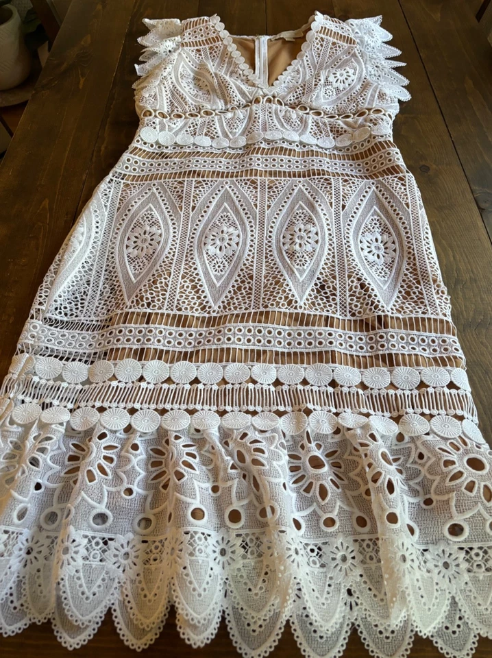 MICHAEL Michael Kors медальон кружевное платье размер M - Изображение 4 из 4