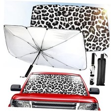 Car Windshield Sun Shade Umbrella Foldable UV Ray Windshield Sun Shade Car