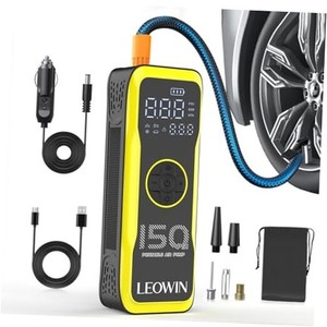 Tire Inflator Portable Air Compressor, Air Pump for Car Tires with Digital 