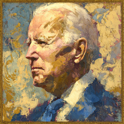 Joseph Biden President 24x24 Giclée Art Print Ltd 1/25 Signed COA Rombley C18