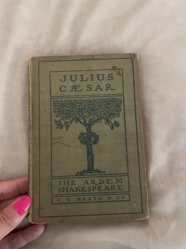 1909 Julius Caesar The Arden Shakespeare HC D.C. Heath & Co. Antique Book