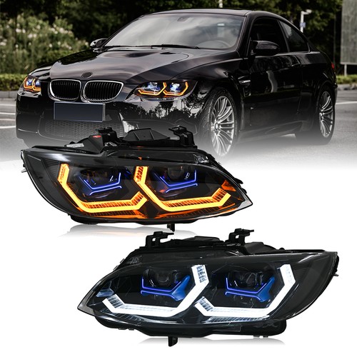 LED Headlights For BMW 3 Series E92 E93 Coupe 07-10 328i 335i M3 Head Lamps Pair - Bild 21 von 24