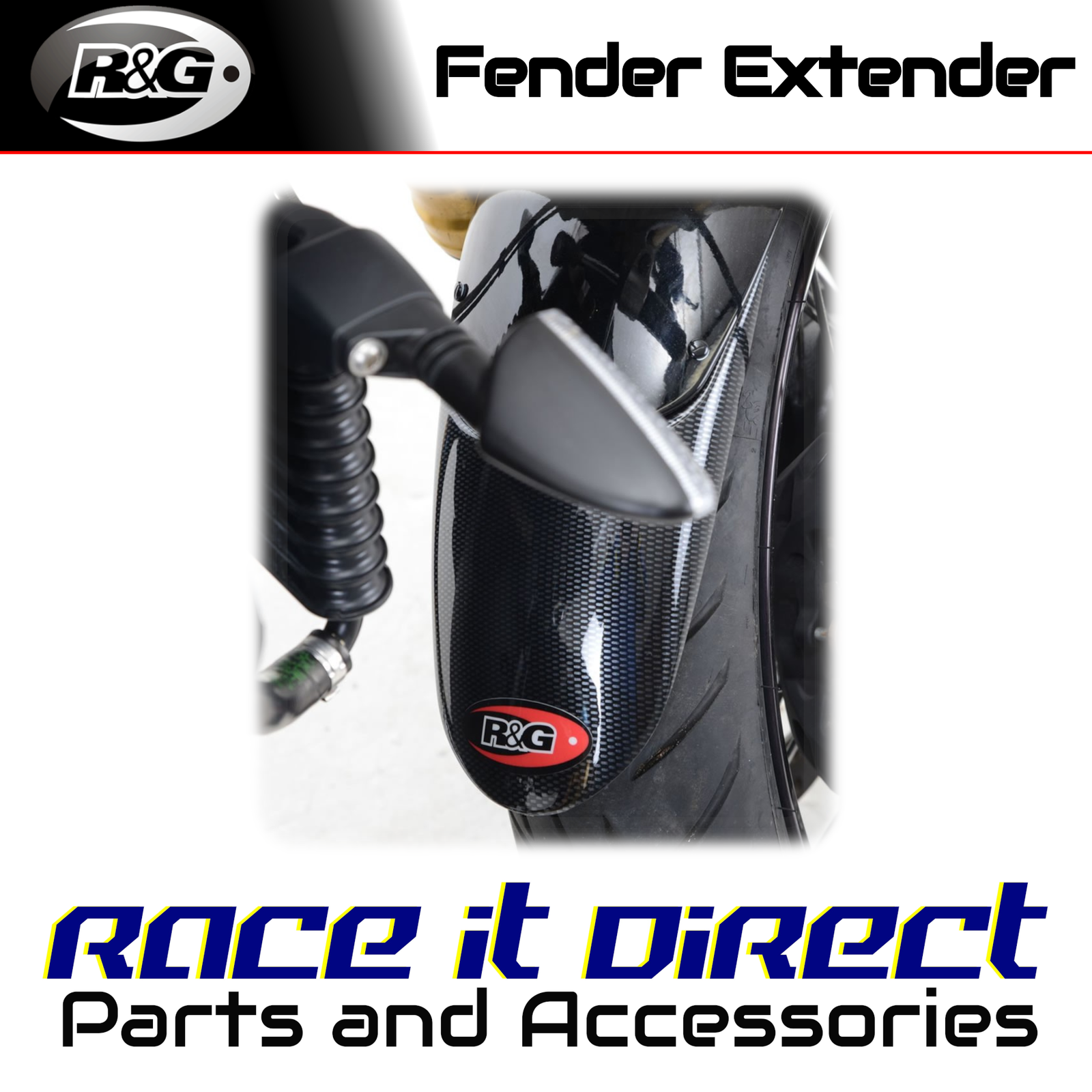 Fender Extenders for Yamaha MT-09 (FZ-09) 2013-2020 Carbon R&G