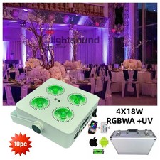 Hot IR4 wedding par wash white 18W rgbwa uv wireless battery led par uplight US