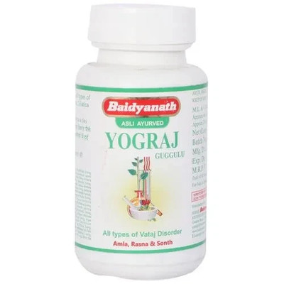Herbal-Guggulu-Yograj-Yogiraj-Guggul-120-Tablets-baidyanath-Free-Ship