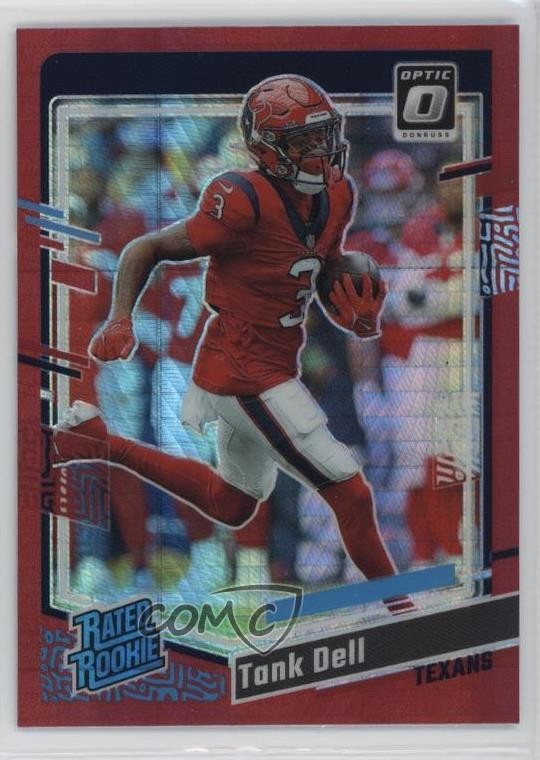 2023 Panini Donruss Optic Rated Rookie Red Hyper Prizm Tank Dell #245 13jg