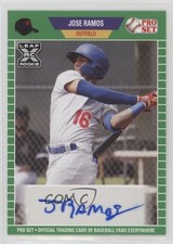 2021 Leaf Pro Set Baseball Blaster Auto Green Jose Ramos #PS-JR1 Auto 2o7