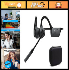 Open-Ear Bluetooth Headphones 5.1, ENC Noise Canceling Mic, Wireless Earphones f