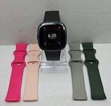 Fitbit Sense 2 FB521 Smartwatch Tested Works Heart Rate SpO2 Sleep - No Charger