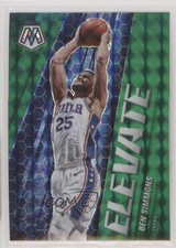 2020-21 Panini Mosaic Elevate Green Mosaic Prizm Ben Simmons #22 0jk3