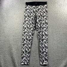 Nike Pro Hyperwarm Collant Donna Medium 683715-010 Mezzo Pixel Stampa Digitale