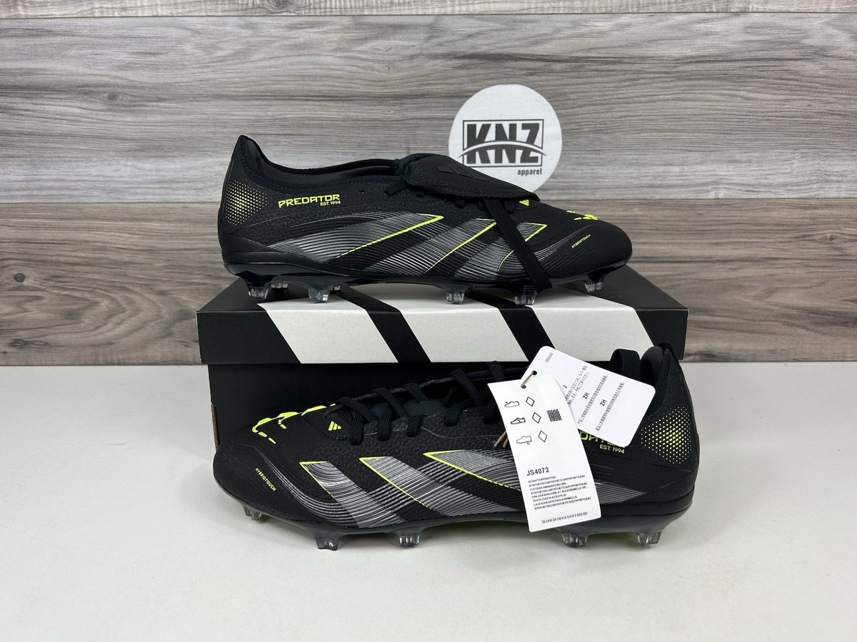 Adidas PREDATOR PRO Fold-over FT FG Black Lucid Lemon Cleats