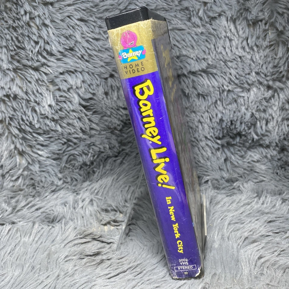 Barney - Live In New York City VHS Tape 1994 / 2002 Large Clamshell Variant Rare - Image 3 of 4