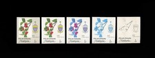 Malaysia 1986 Agro imperf proof - Penang 1c complete 5 stages. Unmounted mint.