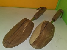 Shoe Tree Wooden Cedar Large Stretcher Shaper Keeper Adjust Pair Mens m 