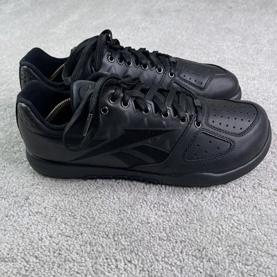 Reebok Nano 2.0 Training Shoes Mens Size 12 Black Leather Gym Crossfit Sneakers